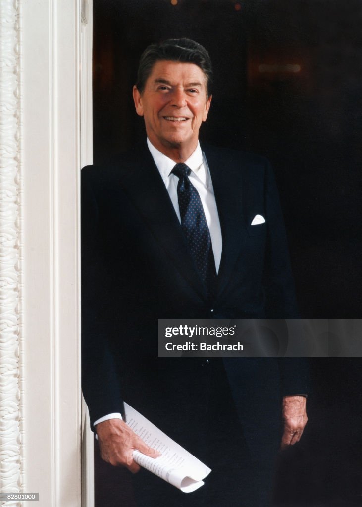 Portrait Of President Ronald Reagan