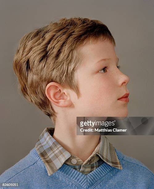 tight portraits of children on grey background - 8 stock pictures, royalty-free photos & images