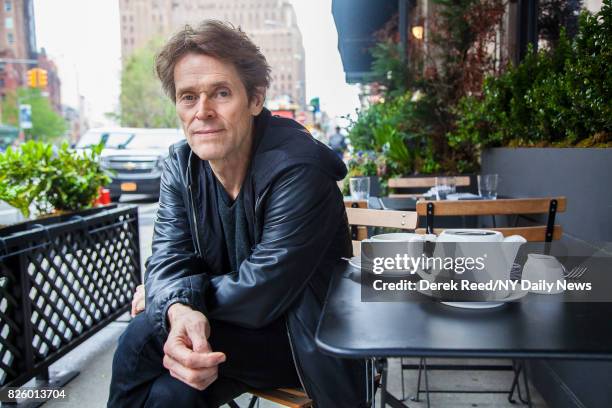 Actor Willem Dafoe photographed for NY Daily News on April 26 in New York City.