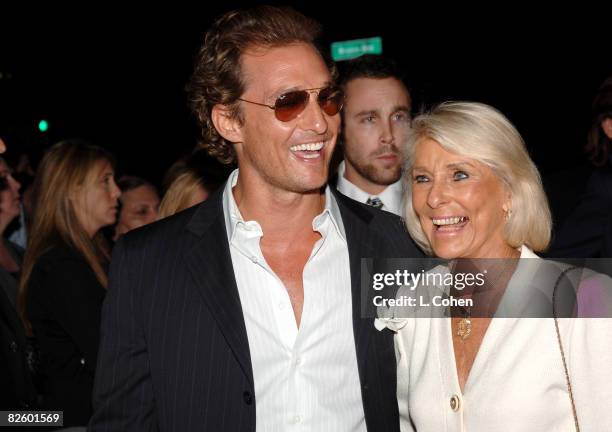 Matthew McConaughey and mother Kay McConaughey