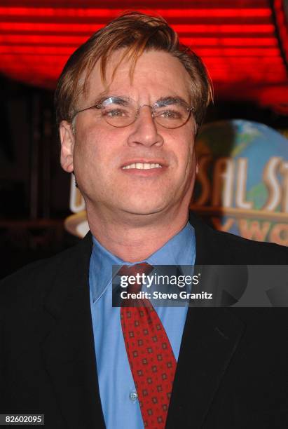 Screenwriter Aaron Sorkin arrive to the premiere of Universal Pictures "Charlie Wilson's War" at City Walk Cinemas on December 10, 2007 in Universal...