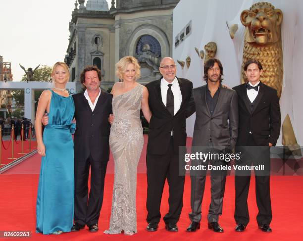 Actress Jennifer Lawrence,Actor Joaquim de Almeida, Actress Charlize Theron, Director Guillermo Arriaga and Actors Jose Maria Yazpik, and J.D. Pardo...