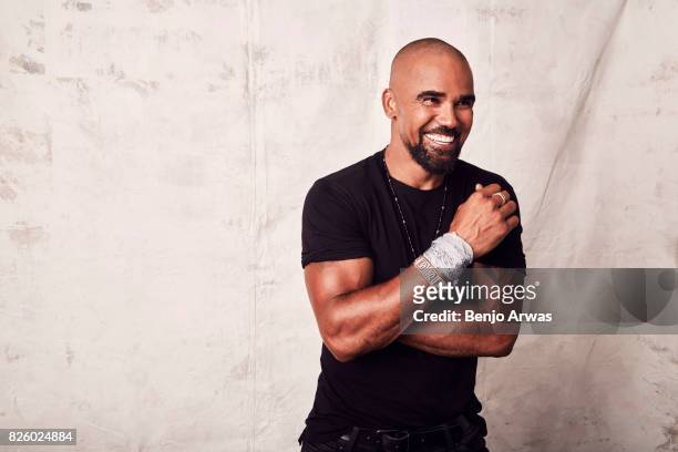 Actor Shemar Moore of CBS's 'S.W.A.T.' poses for a portrait during the 2017 Summer Television Critics Association Press Tour at The Beverly Hilton...