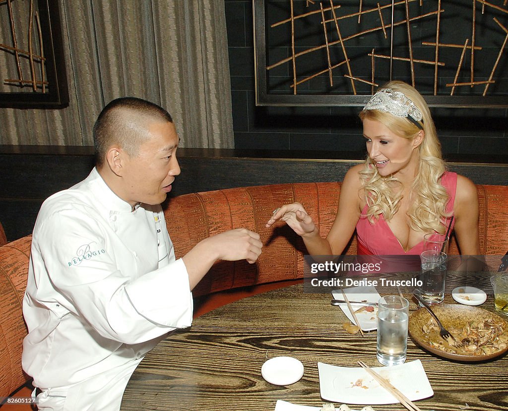 Grand Opening Celebration Of Yellowtail Sushi Restaurant & Bar At Bellagio