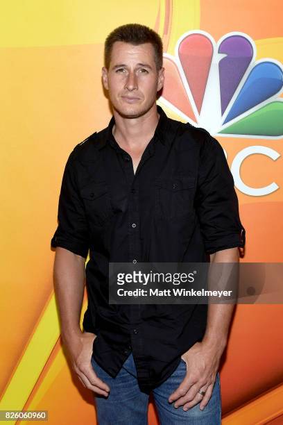 Actor Brendan Fehr at the NBCUniversal Summer TCA Press Tour at The Beverly Hilton Hotel on August 3, 2017 in Beverly Hills, California.