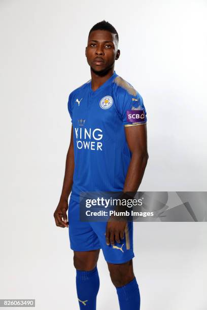 August 03: Leicester City announce the signing of Kelechi Iheanacho at King Power Stadium on August 3rd, 2017 in Leicester, United Kingdom.