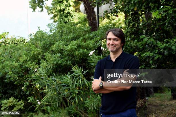 Kristijonas Vildziunas poses during the Pardi di Domani Jury Photocall during the 70th Locarno Film Festival on August 3, 2017 in Locarno,...