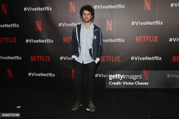 Dario Yazbek Bernal attends the Vive Netflix 2017 at Museo Casa de la Bola on August 2, 2017 in Mexico City, Mexico.