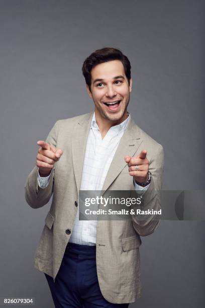 Skylar Astin of EPIX 'Graves' poses for a portrait during the 2017 Summer Television Critics Association Press Tour at The Beverly Hilton Hotel on...