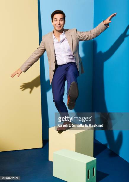 Skylar Astin of EPIX 'Graves' poses for a portrait during the 2017 Summer Television Critics Association Press Tour at The Beverly Hilton Hotel on...