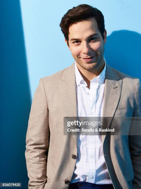 Skylar Astin of EPIX 'Graves' poses for a portrait during the 2017 Summer Television Critics Association Press Tour at The Beverly Hilton Hotel on...