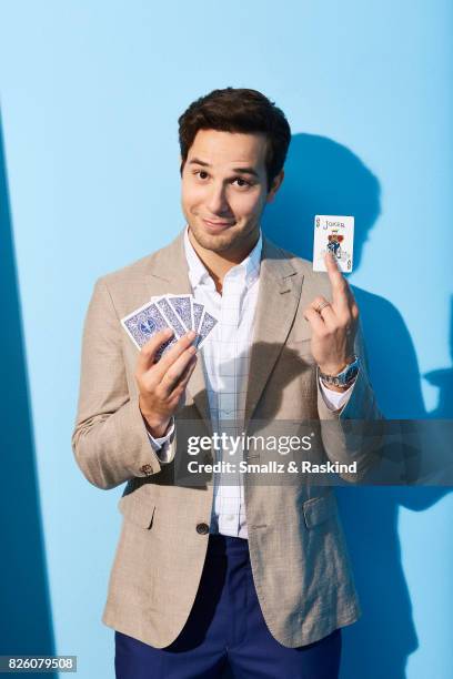 Skylar Astin of EPIX 'Graves' poses for a portrait during the 2017 Summer Television Critics Association Press Tour at The Beverly Hilton Hotel on...