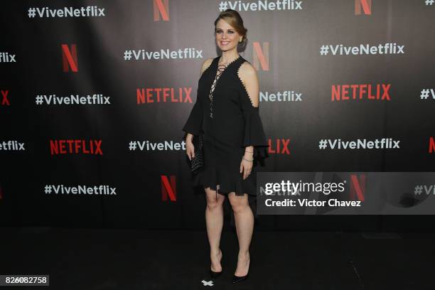 Ana Layevska attends the Vive Netflix 2017 at Museo Casa de la Bola on August 2, 2017 in Mexico City, Mexico.