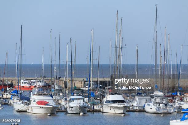 puertito del buceo in montevideo city, uruguay - buceo stock pictures, royalty-free photos & images