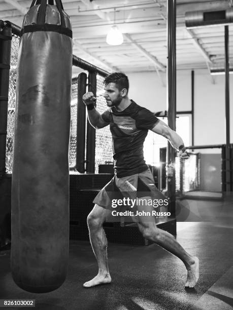 Yair Rodriguez is photographed for Esquire Latin America on February 3, 2017 in Los Angeles, California.