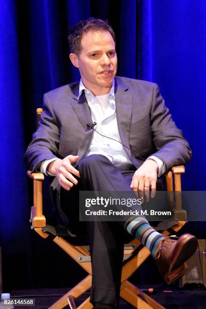 Executive producer of 'Superstore' Justin Spitzer at the 'Just For Laughs' panel during the NBCUniversal portion of the 2017 Summer Television...