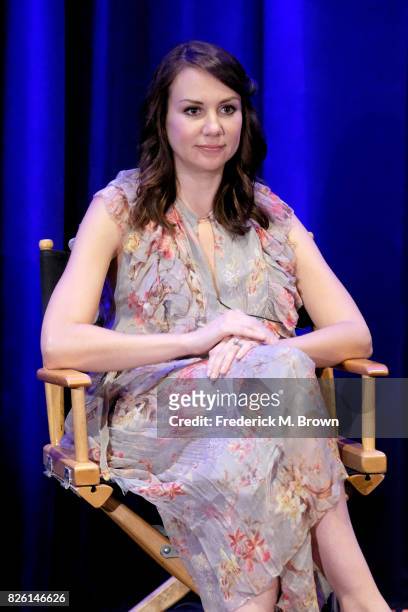 Executive producer of 'Great News' Tracey Wigfield at the 'Just For Laughs' panel during the NBCUniversal portion of the 2017 Summer Television...