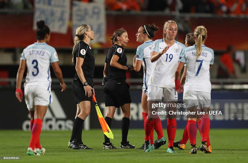 Netherlands v England - UEFA Women's Euro 2017: Semi Final