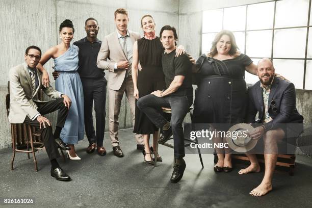 NBCUniversal Portrait Studio, August 2017 -- Pictured: Ron Cephas Jones, Susan Kelechi Watson, Sterling K. Brown, Chrissy Metz, Mandy Moore, Milo...