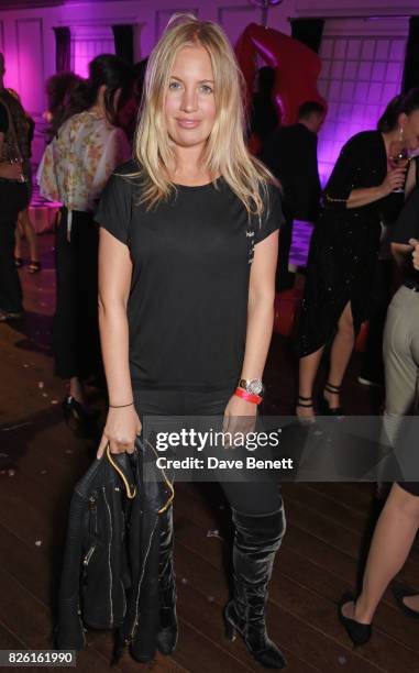 Melissa Montgomery attends the #YSLBeautyClub party in collaboration with Sink The Pink at The Curtain on August 3, 2017 in London, England.