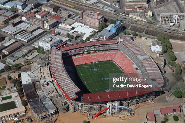 Ellis Park Stadium, one of the venues for the 2010 Fifa World Cup, is pictured on August 31, 2008 in Johannesburg, South Africa.