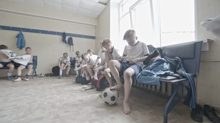 Child Getting Changed 2,371 Young Boys Changing In Locker Room Stock Videos, Footage, & 4K ...