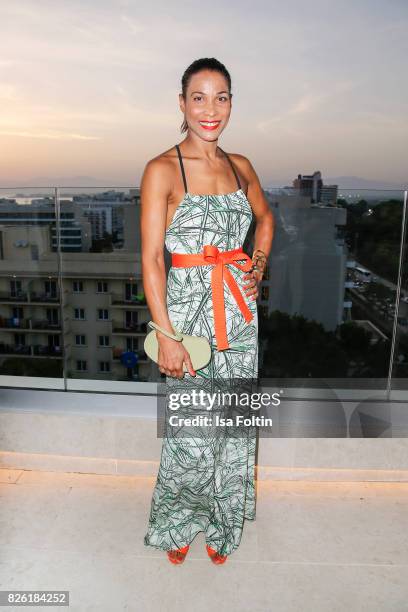 German presenter Annabelle Mandeng attends the Remus Lifestyle Night on August 3, 2017 in Palma de Mallorca, Spain.