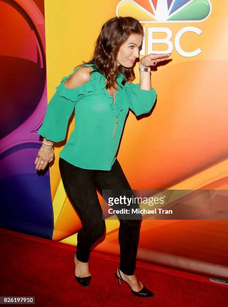 Kristian Alfonso arrives to the 2017 Summer TCA Tour - NBC Press Tour held at The Beverly Hilton Hotel on August 3, 2017 in Beverly Hills, California.