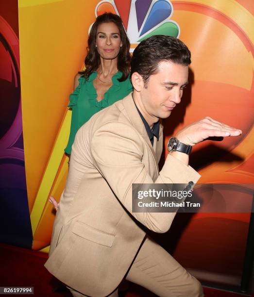 Kristian Alfonso and Billy Flynn arrive to the 2017 Summer TCA Tour - NBC Press Tour held at The Beverly Hilton Hotel on August 3, 2017 in Beverly...