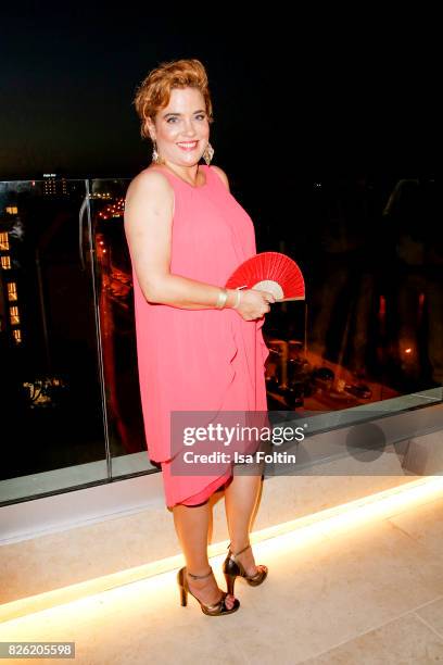 German actress Muriel Baumeister attends the Remus Lifestyle Night on August 3, 2017 in Palma de Mallorca, Spain.