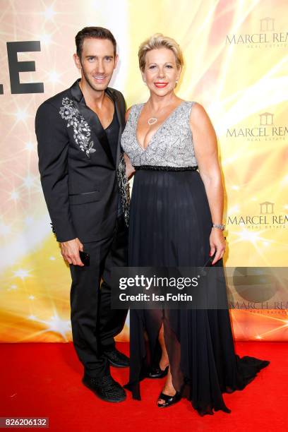 Marcel Remus and his mother Silke Remus attend the Remus Lifestyle Night on August 3, 2017 in Palma de Mallorca, Spain.