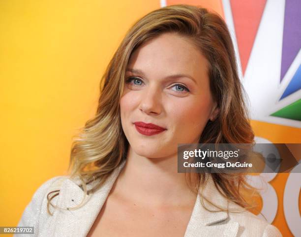 Tracy Spiridakos arrives at the 2017 Summer TCA Tour - NBC Press Tour at The Beverly Hilton Hotel on August 3, 2017 in Beverly Hills, California.