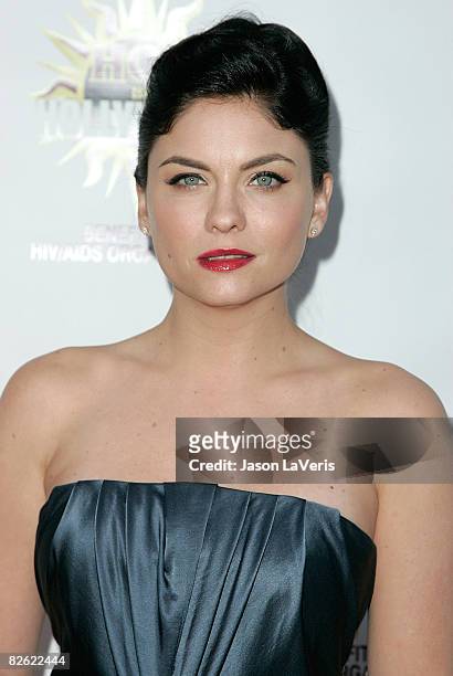Actress Jodi Lyn O'Keefe attends the 3rd annual "Hot In Hollywood" event at The Avalon on August 16, 2008 in Hollywood, California.