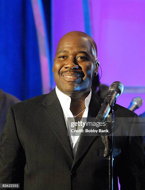 Will Downing performs at the Jerry Lewis MDA Telethon at the New York City Studios on August 31, 2008 in New York City.