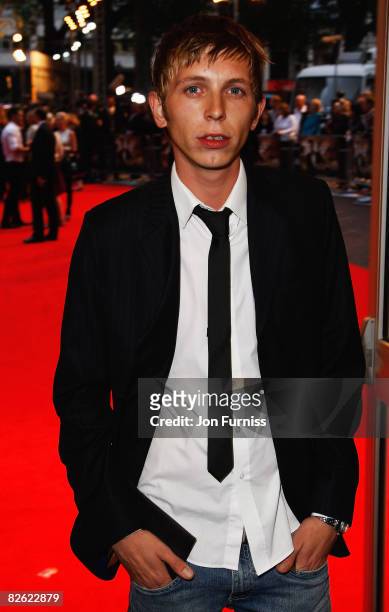 Bronson Webb attends the World Premiere of "RocknRolla" held at the Odeon West End, Leicester Square on September 1, 2008 in London, England.