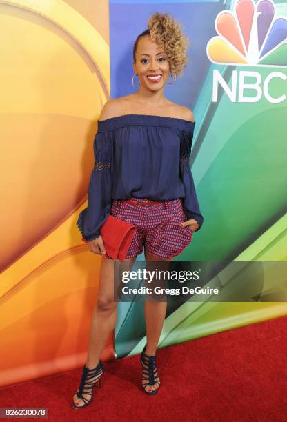 Essence Atkins arrives at the 2017 Summer TCA Tour - NBC Press Tour at The Beverly Hilton Hotel on August 3, 2017 in Beverly Hills, California.