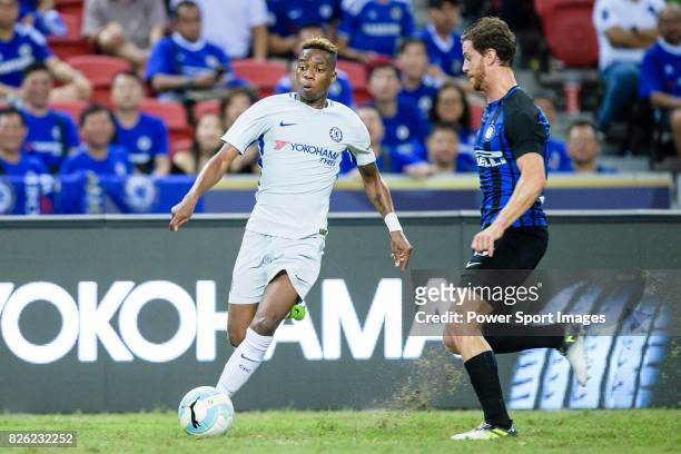 Chelsea Midfielder Charly Musonda in action during the International Champions Cup 2017 match between FC Internazionale and Chelsea FC on July 29,...