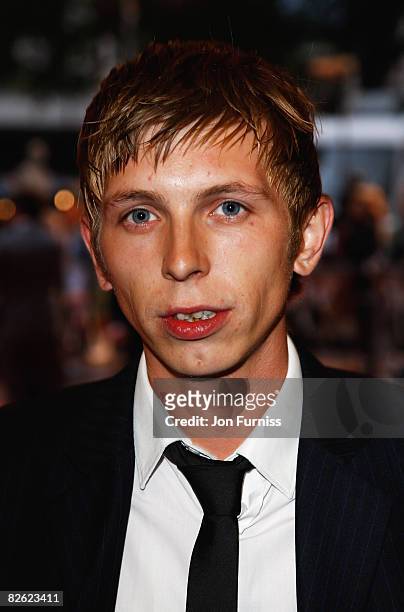 Bronson Webb attends the World Premiere of "RocknRolla" held at the Odeon West End, Leicester Square on September 1, 2008 in London, England.