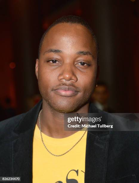 Actor Leon Thomas attends a special screening of "Detroit" hosted by Annapurna Pictures at the Directors Guild of America on August 3, 2017 in Los...