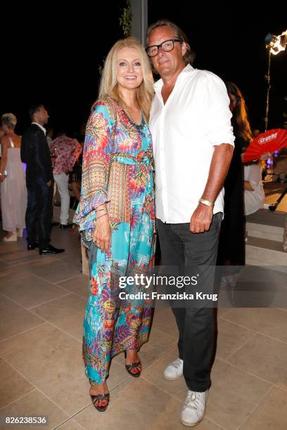 Frauke Ludowig and her husband Kai Roeffen attend the Remus Lifestyle Night on August 3, 2017 in Palma de Mallorca, Spain.