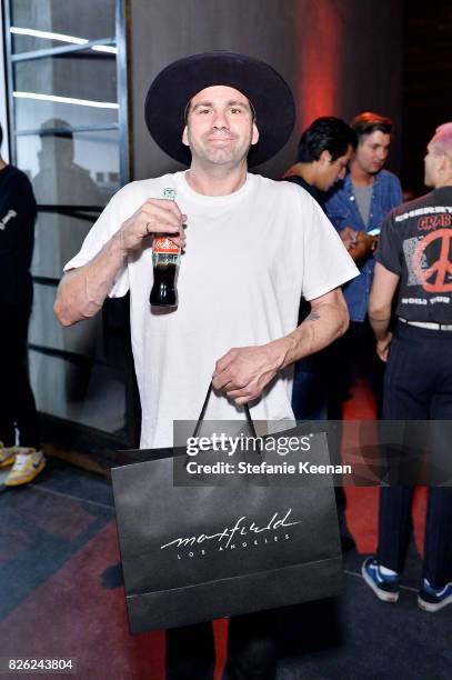 Danny Minnick at x karla Launch Party at Maxfield on August 3, 2017 in Los Angeles, California.