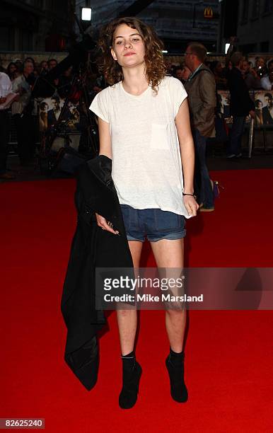 Coco Sumner attends the world premiere of RocknRolla at Odeon West End on September 1, 2008 in London, England.