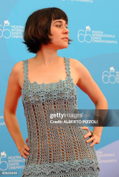 Brazil's actress Alessandra Negrina poses during the photocall of the movie "A Erva do Rato" directed by Brazil's Julio Bressane during the 65th...