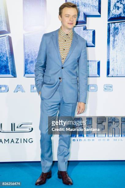 Actor Dane DeHaan attends the 'Valerian' Sao Paulo Premiere at Cinepolis JK on August 3, 2017 in Sao Paulo, Brazil.