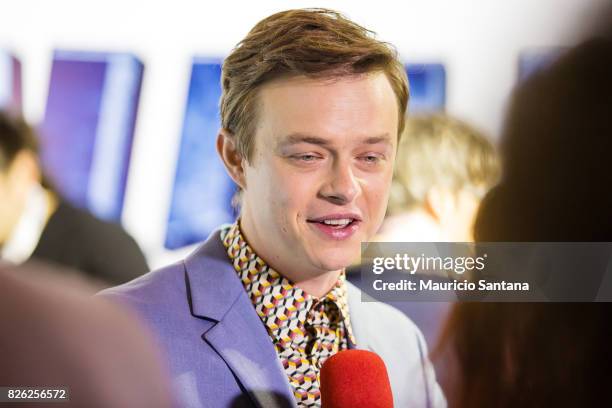 Dane DeHaan actor attends the 'Valerian' Sao Paulo Premiere at Cinepolis JK on August 3, 2017 in Sao Paulo, Brazil.