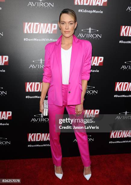 Peta Murgatroyd attends the premiere of "Kidnap" at ArcLight Hollywood on July 31, 2017 in Hollywood, California.