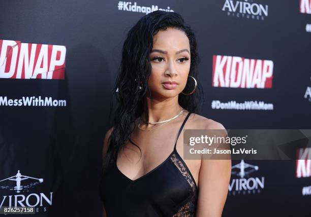 Draya Michele attends the premiere of "Kidnap" at ArcLight Hollywood on July 31, 2017 in Hollywood, California.