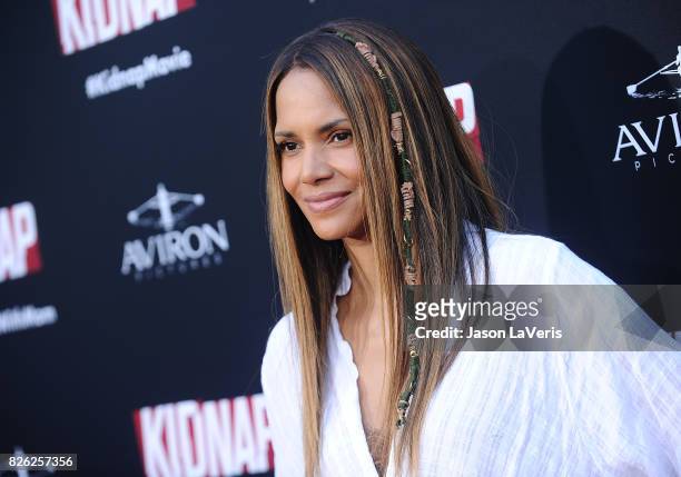 Actress Halle Berry attends the premiere of "Kidnap" at ArcLight Hollywood on July 31, 2017 in Hollywood, California.