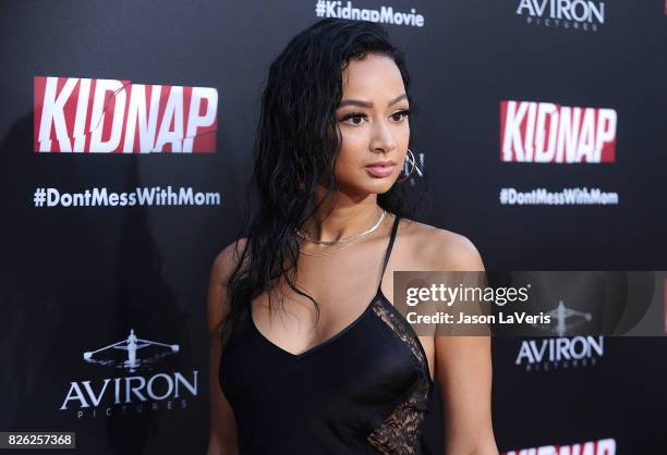 Draya Michele attends the premiere of "Kidnap" at ArcLight Hollywood on July 31, 2017 in Hollywood, California.