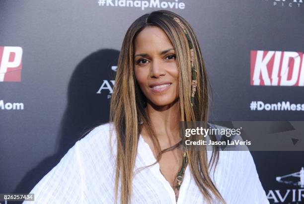 Actress Halle Berry attends the premiere of "Kidnap" at ArcLight Hollywood on July 31, 2017 in Hollywood, California.